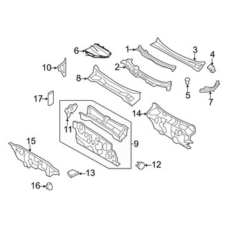 Ford OE - Cowl (Hybrid / Limited Hybrid)