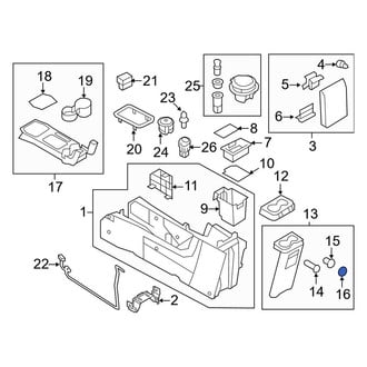 Ford OE - 12 Volt Accessory Power Outlet Cover