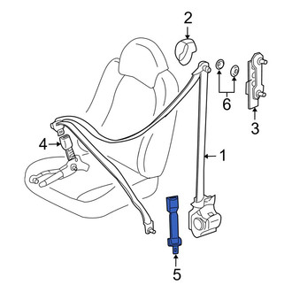 Ford OE - Front Seat Belt Extension