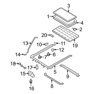 Ford OE - Roof - Sunroof (Hybrid)