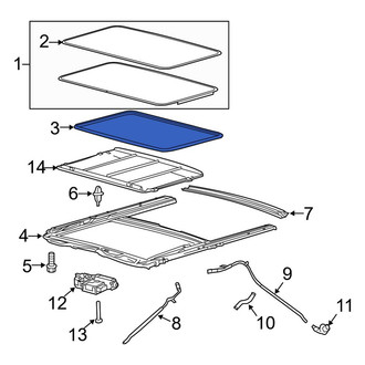 Ford OE - Sunroof Seal