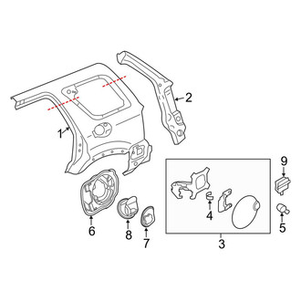 Ford OE - Quarter Panel & Components (Hybrid / Limited Hybrid)
