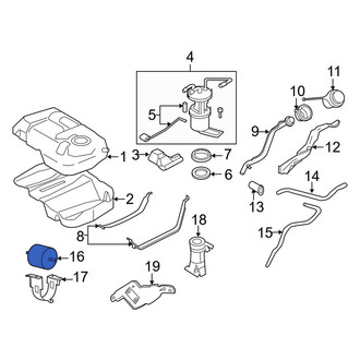 Ford OE - Fuel Pump Filter