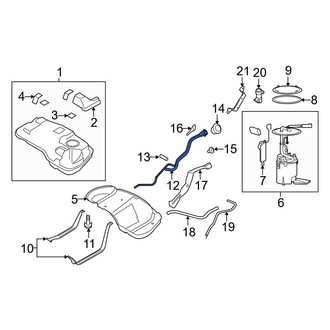 Ford OE - Fuel Tank Filler Neck