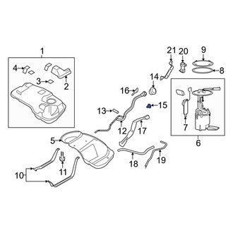 Ford OE - Fuel Tank Filler Neck