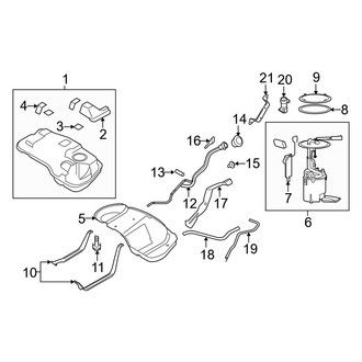 Ford OE - Fuel System Components (Hybrid / Limited Hybrid)