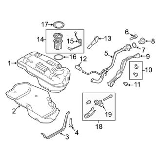 Ford OE - Fuel System Components (Hybrid / Limited Hybrid)