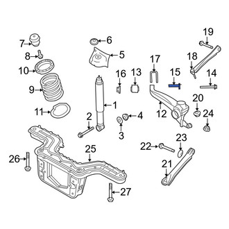 Ford OE - Rear Alignment Camber Adjusting Eccentric Bolt