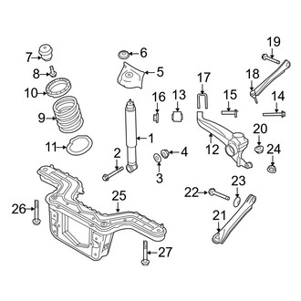 Ford OE - Rear Suspension - Suspension Components (Hybrid / Limited Hybrid FWD)
