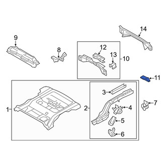 Ford OE - Rear Left Rear Body Panel Extension