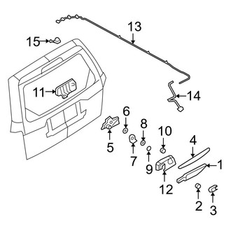 Ford OE - Lift Gate - Wiper & Washer Components (Hybrid / Limited Hybrid)