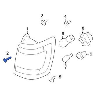 Ford OE - Tail Light Screw
