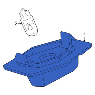 Ford OE - Rear License Plate Light Lens