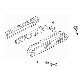 Ford OE - Rear Lamps - High Mounted Stop Lamp (Hybrid / Limited Hybrid)