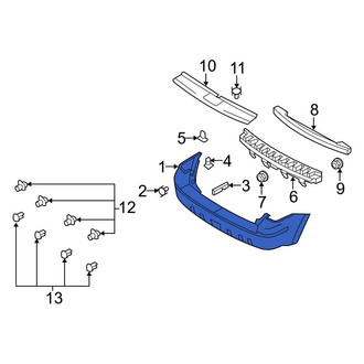 Ford OE - Rear Bumper Cover