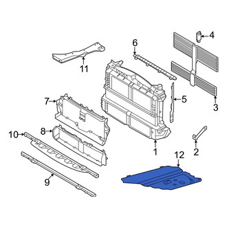 Ford OE - Front Radiator Support Splash Shield