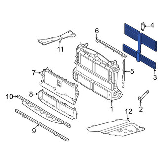 Ford OE - Front Center Radiator Support Air Deflector