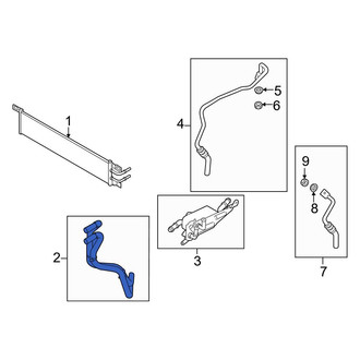 Ford OE - Automatic Transmission Oil Cooler Hose Assembly