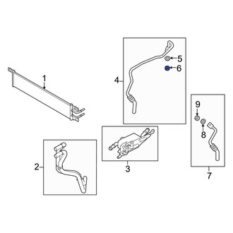 Ford OE - Automatic Transmission Oil Cooler Hose O-Ring