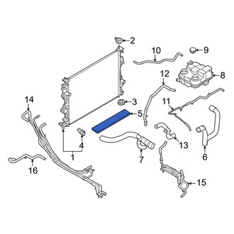 Ford OE - Lower Radiator Air Seal