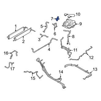 Ford OE - Drive Motor Inverter Radiator Hose