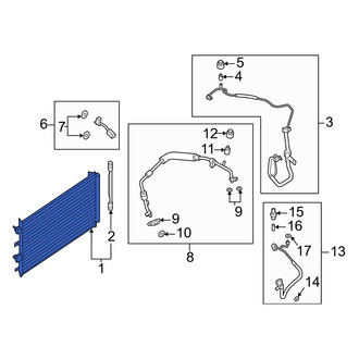 Ford OE - A/C Condenser