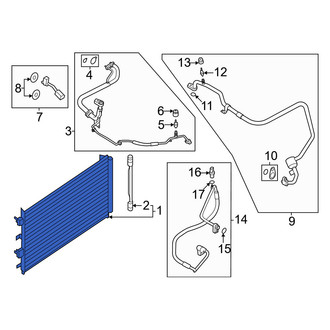 Ford OE - A/C Condenser