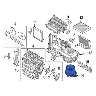 Ford OE - HVAC Blower Motor