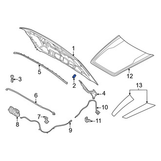 Ford OE - Rear Liftgate Stop Bumper