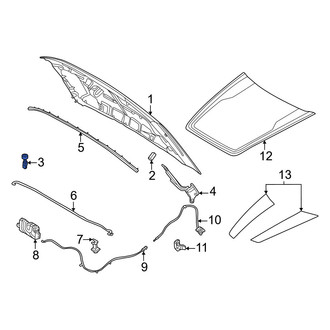 Ford OE - Front Inner Hood Stop Buffer
