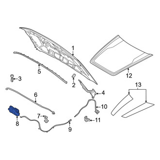 Ford OE - Front Hood Latch