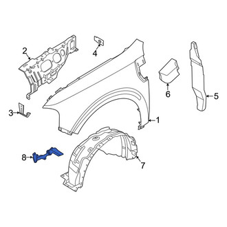 Ford OE - Rear Right Fender Liner Support Bracket
