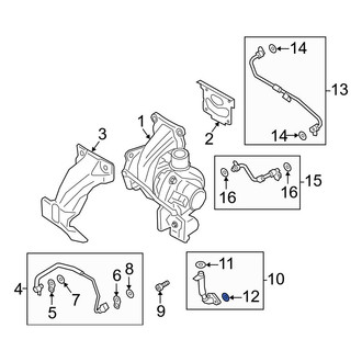 Ford OE - Turbocharger Oil Line Gasket