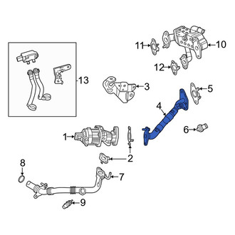 Ford OE - Exhaust Gas Recirculation (EGR) Tube