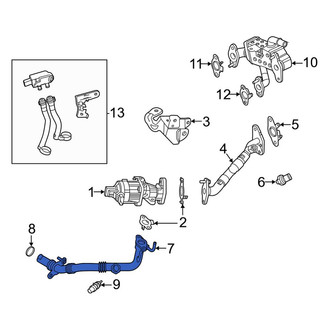 Ford OE - Exhaust Gas Recirculation (EGR) Tube