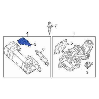 Ford OE - Exhaust Gas Recirculation (EGR) Cooler Gasket