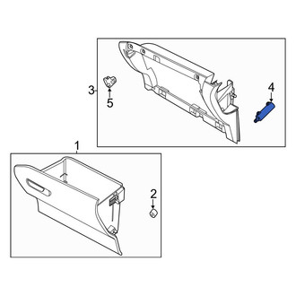 Ford OE - Front Glove Box Support