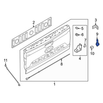 Ford OE - Rear Right Tailgate Hinge