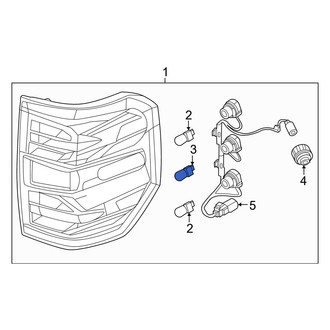 Ford OE - Rear Back Up Light Bulb