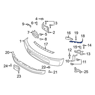 Ford OE - Front Left Bumper Trim