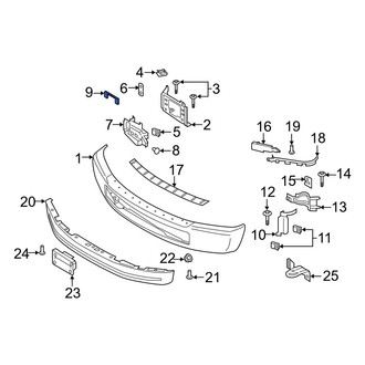 Ford OE - Front Left Bumper Joint Cover
