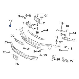Ford OE - Front Left Inner Bumper Trim
