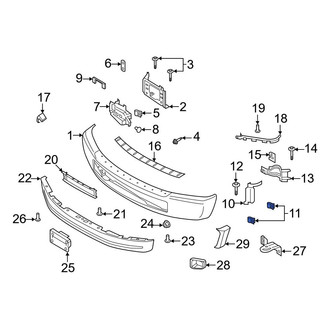 Ford OE - Bumper Face Bar Nut