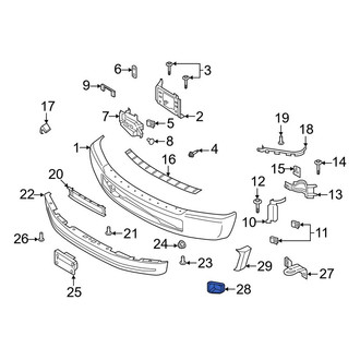 Ford OE - Front Left Fog Light Trim