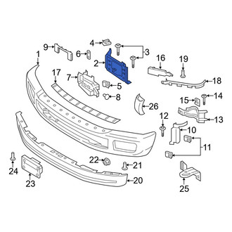 Ford OE - Right Bumper Face Bar Bracket
