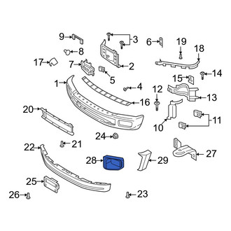 Ford OE - Front Right Fog Light Trim