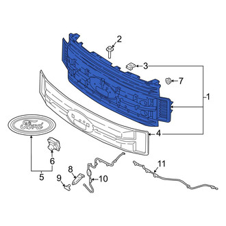 Ford OE - Front Grille Molding