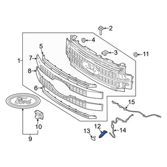 Ford OE - Front Windshield Washer Nozzle