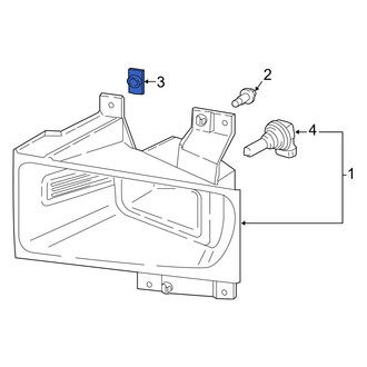 Ford OE - Fog Light Nut