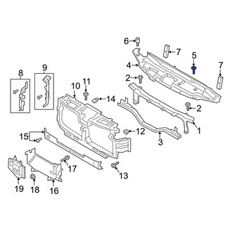 Ford OE - Upper Headlight Mounting Bolt
